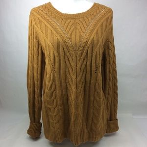 Hippie Rose Junior's Cable Knit Sweater